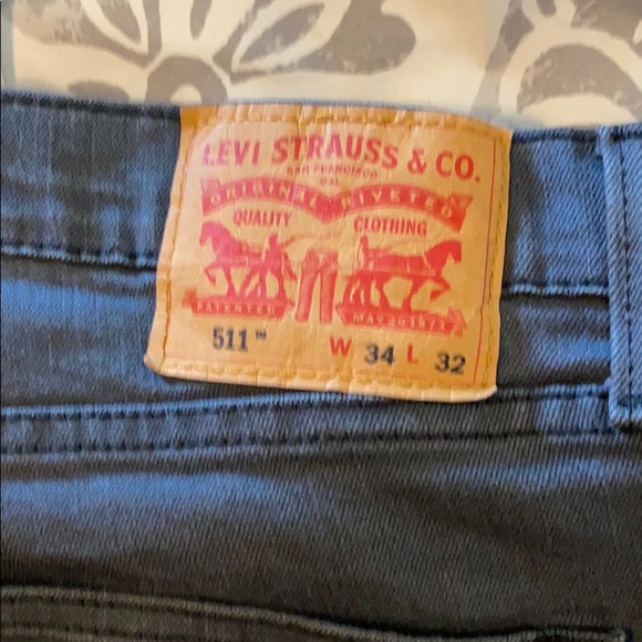 Levi’s 511 Slimfit 3D gray/black stretch - Picture 3 of 3